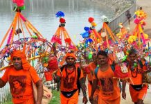 धर्मनगरी हरिद्वार में श्रावण मास जैसा नजारा, हर तरफ बम-बम की गूंज