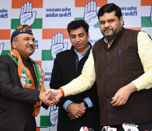 रिटा. मेजर जनरल सी.के. जखमोला आम आदमी पार्टी छोड़ कांग्रेस में शामिल