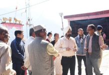 मुख्य सचिव ने रैथल व हर्षिल पहुंच, पर्यटन विकास कार्यों का लिया जायजा