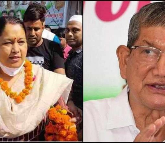 बेटी की जीत का जश्न मनाएंगे हरदा, मां गंगा के दर्शन कर पिरान कलियर साबिर पाक की दरगाह पर जाएंगे।