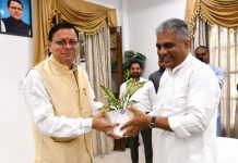 केन्द्रीय मंत्री भूपेन्द्र यादव ने की सीएम धामी से मुलाकात, वन विभाग के लंबित मामलों समेत वनाग्नि रोकने पर की चर्चा