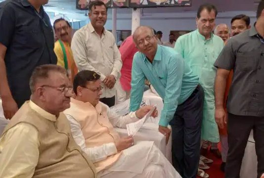 राजपुर रोड विधानसभा में मुख्यमंत्री धामी का अभिनंदन, सीएम ने जीत के लिए जताया जनता का आभार