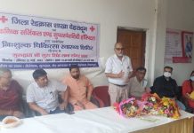 रेडक्रॉस ने डोईवाला में लगाया निशुल्क चिकित्सा स्वास्थ्य शिविर