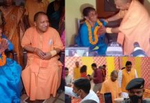 सीएम योगी ने गांव पहुंचकर की बचपन की यादें ताजा, मिलने वालों की जुटी भीड़