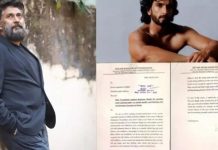 विवेक अग्निहोत्री ने किया रणवीर सिंह का समर्थन