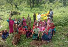 अपने पुस्तैनी जंगल को अतिक्रमण से बचने के लिए कठूड़ गांव की महिलाओं ने शुरू किया अभियान