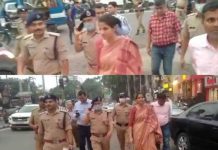 जिलाधिकारी के दिए ने सड़क किनारे अवैध पार्किंग व पोलों का निर्देश