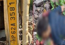 हिमाचल से सेब लेकर आ रहा वाहन खाई में गिरा, चालक की मौत