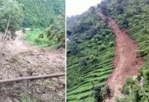 श्रीनगर के दो गांव में बादल फटने से भारी नुकसान