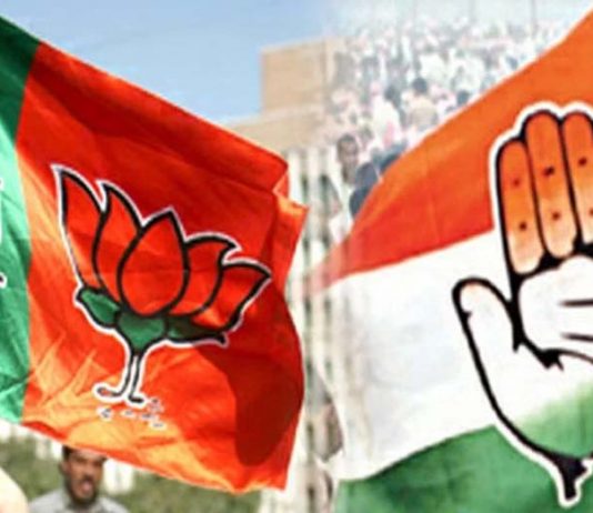 कांग्रेस-भाजपा घमासान: कांग्रेस कार्यकर्ताओं का अग्निपथ योजना, बढ़ती महंगाई और बेरोजगारी के विरोध में राजभवन कूच