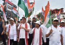 सीएम धामी ने प्रभात फेरी में शामिल होकर प्रदेशवासिओं को दिया देशभक्ति का संदेश