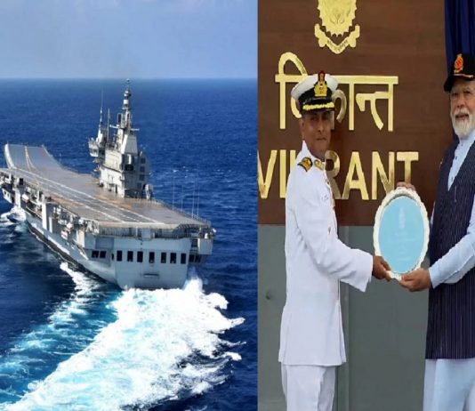 प्रधानमंत्री मोदी ने इंडियन नेवी को सौंपा आइएनएस विक्रांत