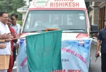 सीएम धामी ने किया ट्रामा रथ का फ्लैग ऑफ़, बताया सराहनीय प्रयास