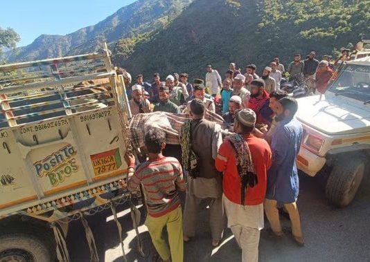 पिकअप वाहन खाई में गिरने से हादसा, चालक समेत 2 की मौत