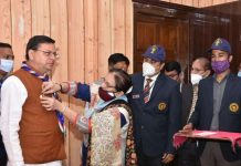 भारत स्काउट व गाइड के प्रतिनिधि दल ने सीएम धामी से  की मुलाकात