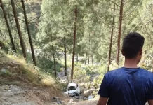 यमुनोत्री हाईवे पर ओवेर्स्पीडिंग के चलते कार खाई में गिरने से पांच की मौत, एक घायल