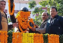 उक्रांद ने सविंधान दिवस पर डॉ.भीमराव अंबेडकर को मालाल्यार्पण कर किया याद