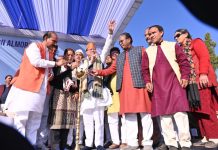 सीएम धामी ने किया हवाल बाग अल्मोड़ा में 298 करोड़ की 37 विभिन्न विकास योजनाओं का लोकार्पण एवं शिलान्यास।
