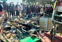 ट्रक बेकाबू होने से हुआ बड़ा हादसा, एक की मौत, तीन घायल