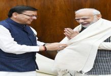 सीएम धामी ने प्रधानमंत्री नरेंद्र मोदी से की शिष्टाचार भेंट