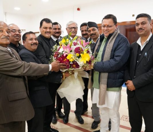 मुख्यमंत्री ने किया बार काउंसिल ऑफ उत्तराखंड के भवन का शिलान्यास