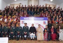 सीएम धामी ने गणतंत्र दिवस परेड में उत्कृष्ट प्रदर्शन करने वाले एनसीसी कैडेट्स व आरडीसी दल को किया सम्मानित