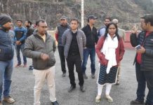 रीना जोशी ने छिरकिला डैम व धौलीगंगा पावर स्टेशन का स्थलीय निरीक्षण