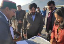 मुख्य सचिव ने किया नैनी सैनी एयरपोर्ट का स्थलीय निरीक्षण