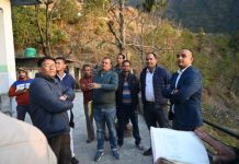 जिलाधिकारी ने किया ग्राम पंचायत सोनी एवं भैंसर्क का स्थलीय निरीक्षण