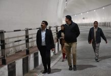 चम्बा टनल पर दरारों की ख़बरें को लेकर एसडीएम ने किया निरीक्षण