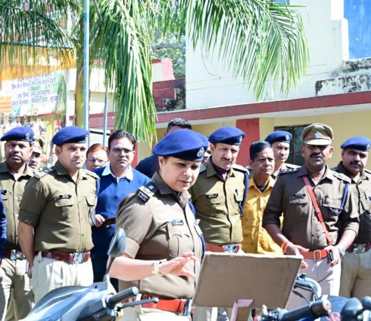 वरिष्ठ पुलिस अधीक्षक श्वेता चौबे ने कोतवाली कोटद्वार का किया वार्षिक निरीक्षण