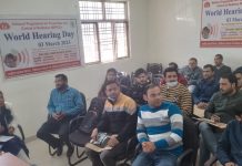 ‘वर्ल्ड हेयरिंग डे’ पर बहरेपन को रोकने के लिए चलाया जागरूकता अभियान
