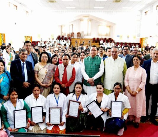 नवरात्रि के अवसर पर प्रदेश की 824 बहनों को मिली स्वास्थ्य कार्यकर्ता के रूप में नियुक्ति