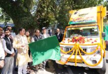 सीम धामी ने किया ई-संवाद यात्रा उत्तराखण्ड’ वाहन का फ्लैग ऑफ
