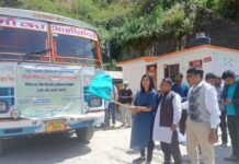 पौड़ी व पाबौ के 40 कास्तकारों को सीडीओ व ब्लॉक प्रमुख ने हरी झंडी देकर किया रवाना