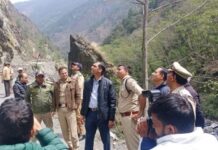 डीएम एवं एसपी ने किया गंगोत्री धाम का स्थलीय निरीक्षण