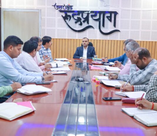 जल संरक्षण एवं जल स्रोतों के संवर्द्धन को लेकर जनपद रुद्रप्रयाग में मुहीम तेज