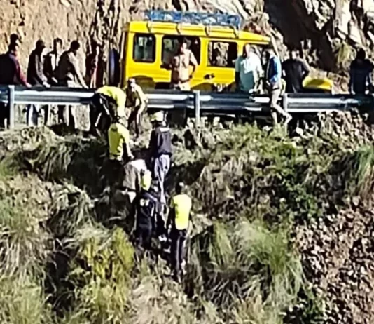 कालसी-चकराता मार्ग पर खाई में गिरी कार,तीन की मौत,एक घायल