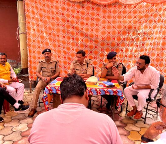 ईद पर्व को शांतिपूर्वक ढंग से मनाने को लेकर आमजन से ली राय