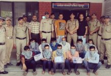 गंगा घाटों से यात्रियों का सामान चोरी करने वाले गिरोह के 11 सदस्य गिरफ्तार