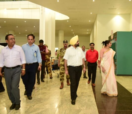 जी-20 सम्मेलन के दृष्टिगत मुख्य सचिव ने किया जौलीग्रान्ट एयरपोर्ट का निरीक्षण