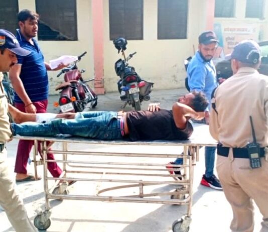 गौ तस्करों की पुलिस के साथ मुठभेड़, दो बदमाश घायल