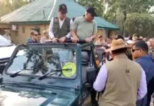 जिम कार्बेट से लाई बाघिन को सीएम धामी ने जंगल में छोड़ा