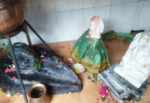 शिव मंदिर में चोरी की कोशिश, बदमाशों ने की मूर्तिंया खंडित