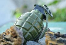 हैंड ग्रेनेड मिलने पर मचा हड़कंप