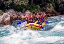 भारी बरसात के कारण रिवर राफ्टिंग पर लगी रोक