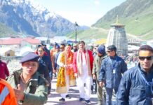 सीएम धामी पहुंचे आपदा की दसवीं बर्सी पर केदारधाम