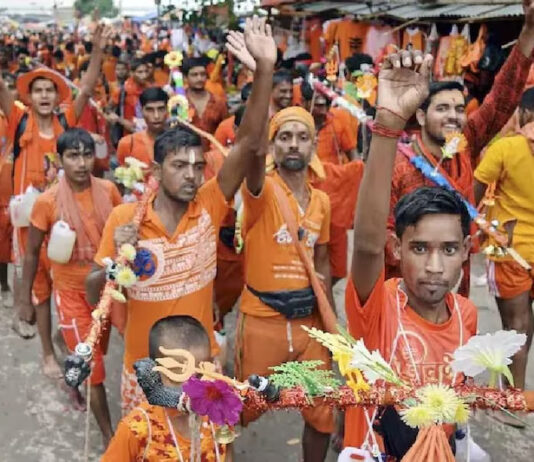 कांवड़ यात्रा: 12 फीट से ऊंची नहीं होगी कांवड़, डीजे पर रहेगा नियंत्रण