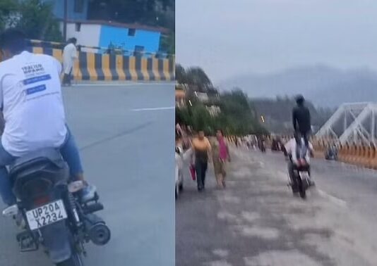 बाइक पर स्टंट करना युवक को पड़ा भारी, पुलिस ने कसा शिकंजा