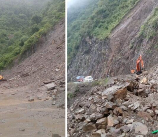 टनकपुर-चंपावत में मलबा आने से राष्ट्रीय राजमार्ग हुए बंद